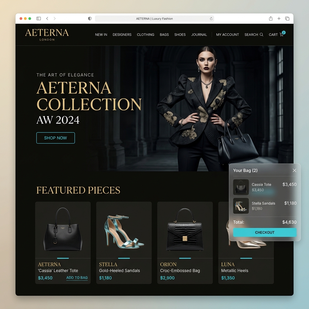 Luxe Noir Fashion E-Commerce